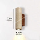 Ljojo Wabi Sabi Yellow Travertine Stone Wall Lamp Vintage Sconce for Bedroom and Living Room