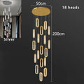 Ljojo LED Pendant Light Staircase Chandeliers Living Room Hanging Lamps