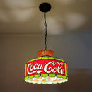 Glass Coca-Cola Pendant Lights Fixtures for Restaurant Bar Beverage Store by Ljojo