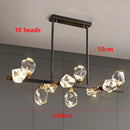 Ljojo Luxury Crystal Living Room Chandelier Modern Bedroom Pendant Lamp Ceiling Light