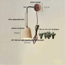 Ljojo LED Wall Lamp Pull Chain Switch Nordic Modern Stair Light