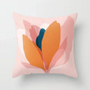 Ljojo Minimal Line Abstract Sun Pattern Plush Pillow Case