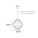 Designer Silk Pendant Lamp: Elegant Living Room Lighting by Ljojo