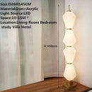 Ljojo Luxury Contemporary LED Floor Lamp for Art Deco Living Spaces