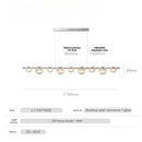 Ljojo Minimalist Long Strip Pendant Light for Full Spectrum Bar Lighting