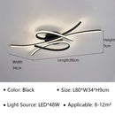 Ljojo LED Ceiling Lights: Modern, Personalized, Creative, Minimalist Lighting for Bedrooms & Living Rooms