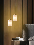 Ljojo Marble Alabaster Chandelier Copper Pendant Light