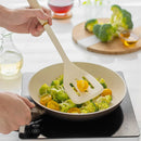 Ljojo 5-Piece Silicone Kitchen Utensil Set White Non-Stick Cooking Tools