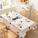 Ljojo Light Luxury Rectangular Tablecloth with Oil-Proof and Anti-Scalding Features