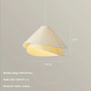 Nordic Cream Style Fabric Dining Table Pendant Lamp for Living Room by Ljojo