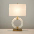 Ljojo Marble Table Lamp - Modern LED Desk Light for Home Decor