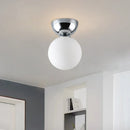 Ljojo LED Glass Iron Ceiling Light - Modern Nordic Style Home Indoor Lighting