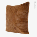 Ljojo Luxury Natural Yellow Real Hair Plush Pillow