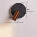 Ljojo LED Wall Lamp Bedroom Bedside Up Down Rotate Stair Light