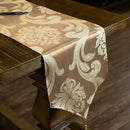 Ljojo Luxury Embroidered Jacquard Table Runner for Home and Restaurant Tables