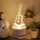 3D Guitar LED Night Light for Music Enthusiasts - Bedroom, Living Room - Ljojo