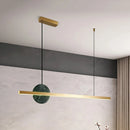 Ljojo Marble Chandelier: Italian Designer Dining Table Hanging Lamp for Modern Minimalist Bar Lighting