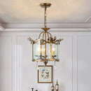 American Retro Style Dining Room Chandelier French Candle Crystal Pendant Lights LED Lighting Ljojo