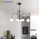 Modern Minimalist Nordic Magic Bean Hanging LED Pendant Lights Chandelier for Home Decoration by Ljojo