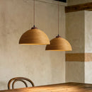 Nordic Style Handmade Wicker Chandelier LED Pendant Light for Living Room by Ljojo