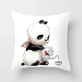Cute Panda Cartoon Pillowcase for Home Decor and Comfort by Ljojo
