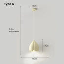 French Cream Style Resin Pendant Lightfor Bedroom Dining Room Decor by Ljojo