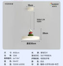 Ljojo Medieval Restaurant Pendant Light: Modern Nordic M Bean Flying Saucer Suspension Lamp