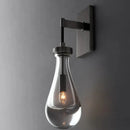 Ljojo Waterdrop Glass Wall Sconce - Modern Copper Wall Light for a Stylish Home