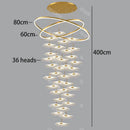 LED Pendant Light Chandelier Modern Home Decor Staircase Lamps by Ljojo