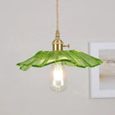 Nordic Purple Glass LED Pendant Lights - Elegant Chandelier for Kitchen & Dining Room by Ljojo