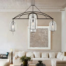 Ljojo Retro American Series LED Chandelier for Living Room and Dinning Room