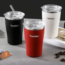 Ljojo 500ml Stainless Steel Thermal Coffee Mug Insulated Water Cup Double Wall Drinkware