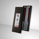 Ljojo Mahogany Stainless Steel Chicken Wings Chopsticks Gift Box