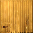 3M Ljojo™ LED Curtain String Lights with Remote Control - Perfect for Home Decoration
