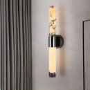Ljojo Marble LED Wall Light Dimmable Sconce - Black Metal - Bedroom, Parlor, Kitchen