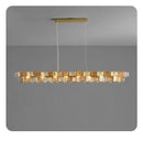 Ljojo Luxury Glass Chandelier: Modern Design for Living Room, Bedroom, Hotel, Bar Counter