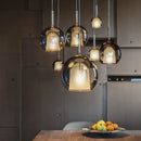 Glass LED Suspension Pendant Light for Kitchen Island Decor by Ljojo