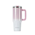 Ljojo 40oz Tumbler with Handle & Straw - Double Wall Vacuum Insulated Stainless Steel Cup