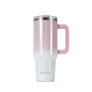 Ljojo 40oz Tumbler with Handle & Straw - Double Wall Vacuum Insulated Stainless Steel Cup