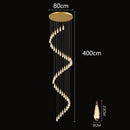 Ljojo LED Staircase Chandeliers: Modern Home Decor Pendant Light for Living Room