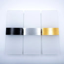Ljojo LED Wall Light, Aluminum Acrylic Hardwire Sconces for Bedroom, Living Room