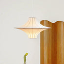 Japanese Wabi Sabi Spaceship Silk Pendant Light Chandelier Home Decor by Ljojo