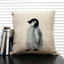 Animal Penguin Cushion Cover 45x45, Ljojo Brand - Cute & Funny Decorative Pillowcase