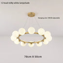 Ljojo Modern Nordic Magic Bean Pendant Lights Stylish Bubble Chandelier for Living Room