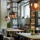 Nordic Wood Grain Color Led Pendant Lamp Modern Glass Pendant Lamp by Ljojo