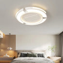 Ljojo Minimalist Ceiling Fan Light for Living Room Bedroom Dining Room Lighting