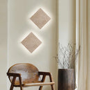 Ljojo LED Wall Lamp Sconce Yellow Travertine Waterproof Outdoor Stair Light