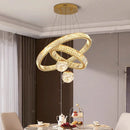 Ljojo Luxury Crystal Pendant Chandelier for Living Room Dining Room Lighting