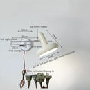 Ljojo Milky Green LED Wall Sconce - Modern Nordic Iron Art Lamp