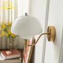 French Medieval Cream Glass LED Wall Lamp | Warm Atmosphere, Wall Mounted Living Room Light Ljojo